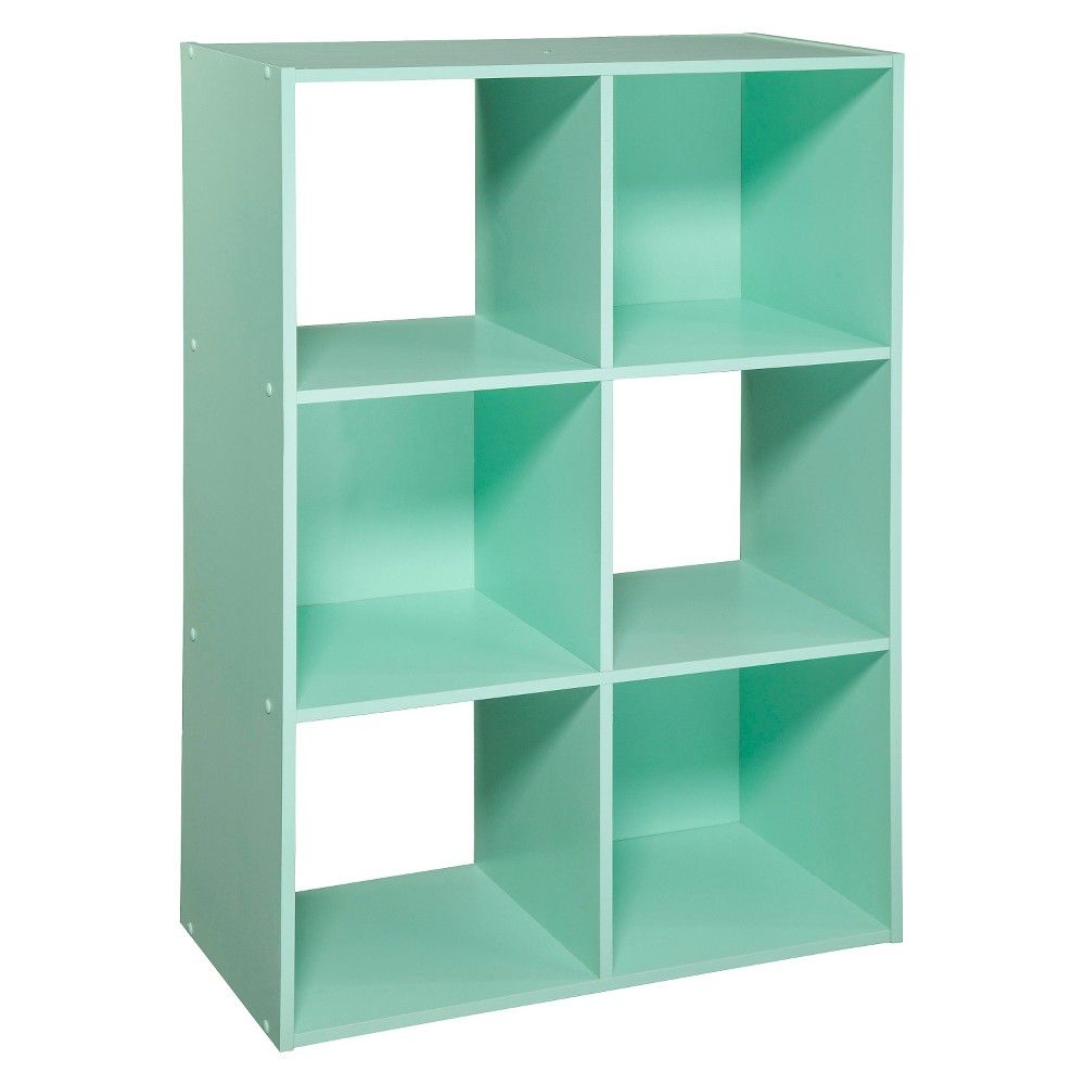 11"" 6 Cube Organizer Shelf Mint - Room Essentials | Target