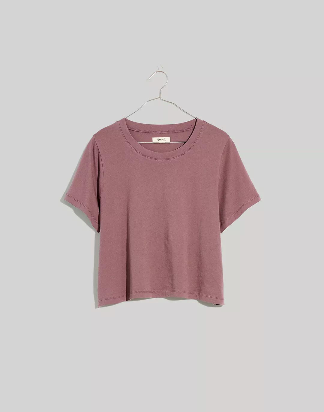 Softfade Cotton Boxy Cropped Tee | Madewell