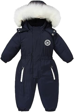 Srkrando Baby Boy Snowsuit Toddler Winter Girl Jacket Coat Clothes Kid Snow Suits Outfits | Amazon (US)