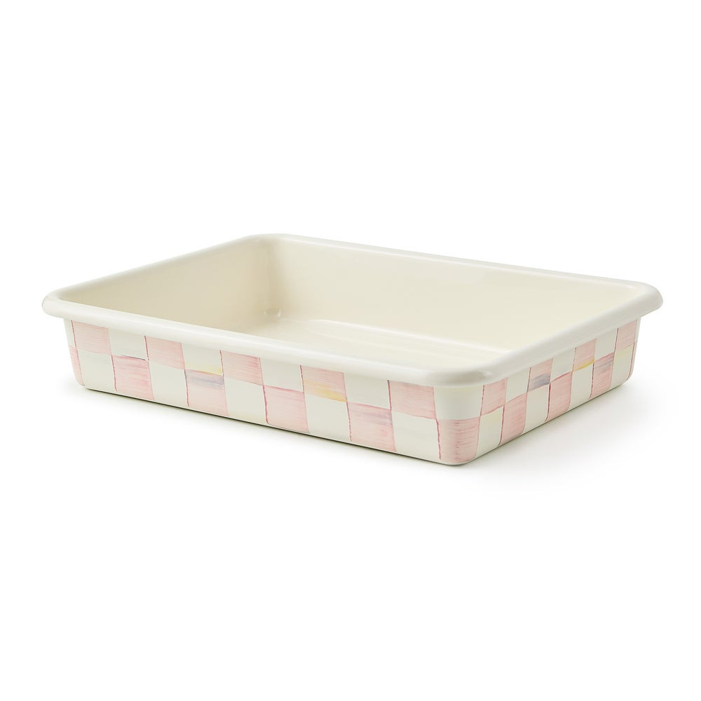 Rosy Check 9" x 13" Baking Pan | MacKenzie-Childs