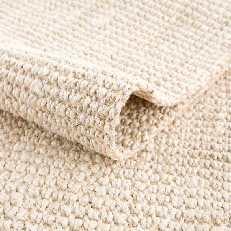 Senneterre Bleached Jute Rug | Boutique Rugs