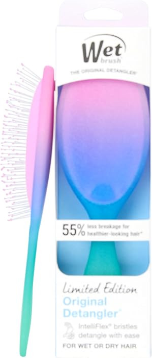 Wet Brush Original Detangler Hair Brush, Soft, Flexible Bristles Gently Detangle All Hair Types, ... | Amazon (US)