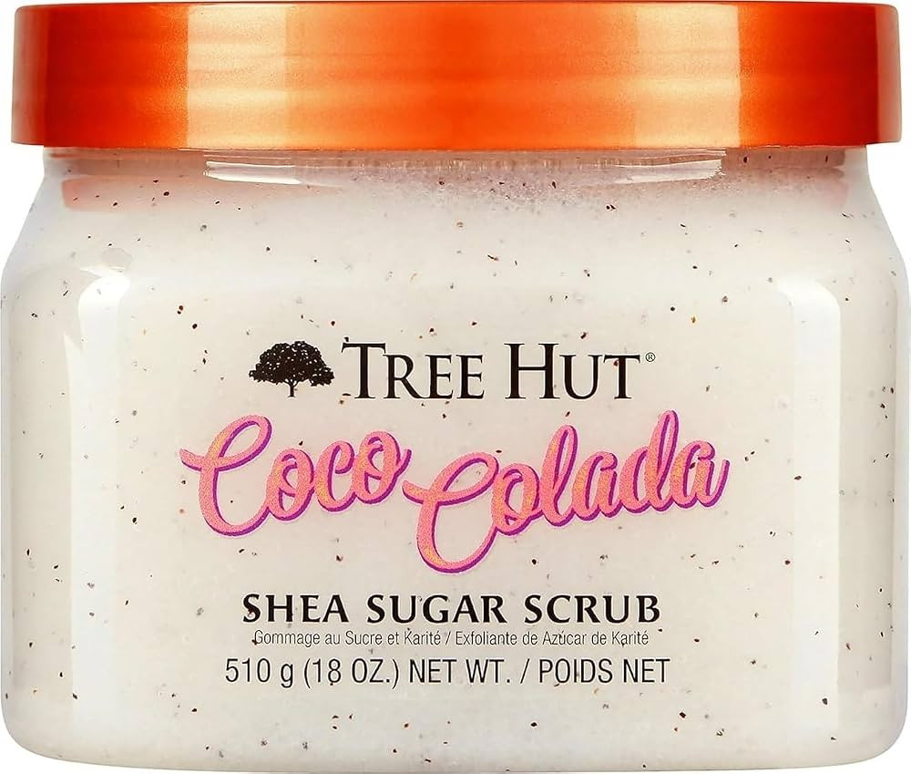 Tree Hut Coco Colada - Exfoliante de az\u00facar de karit\u00e9, 18 onzas, exfoliante ultra hidra... | Amazon (US)