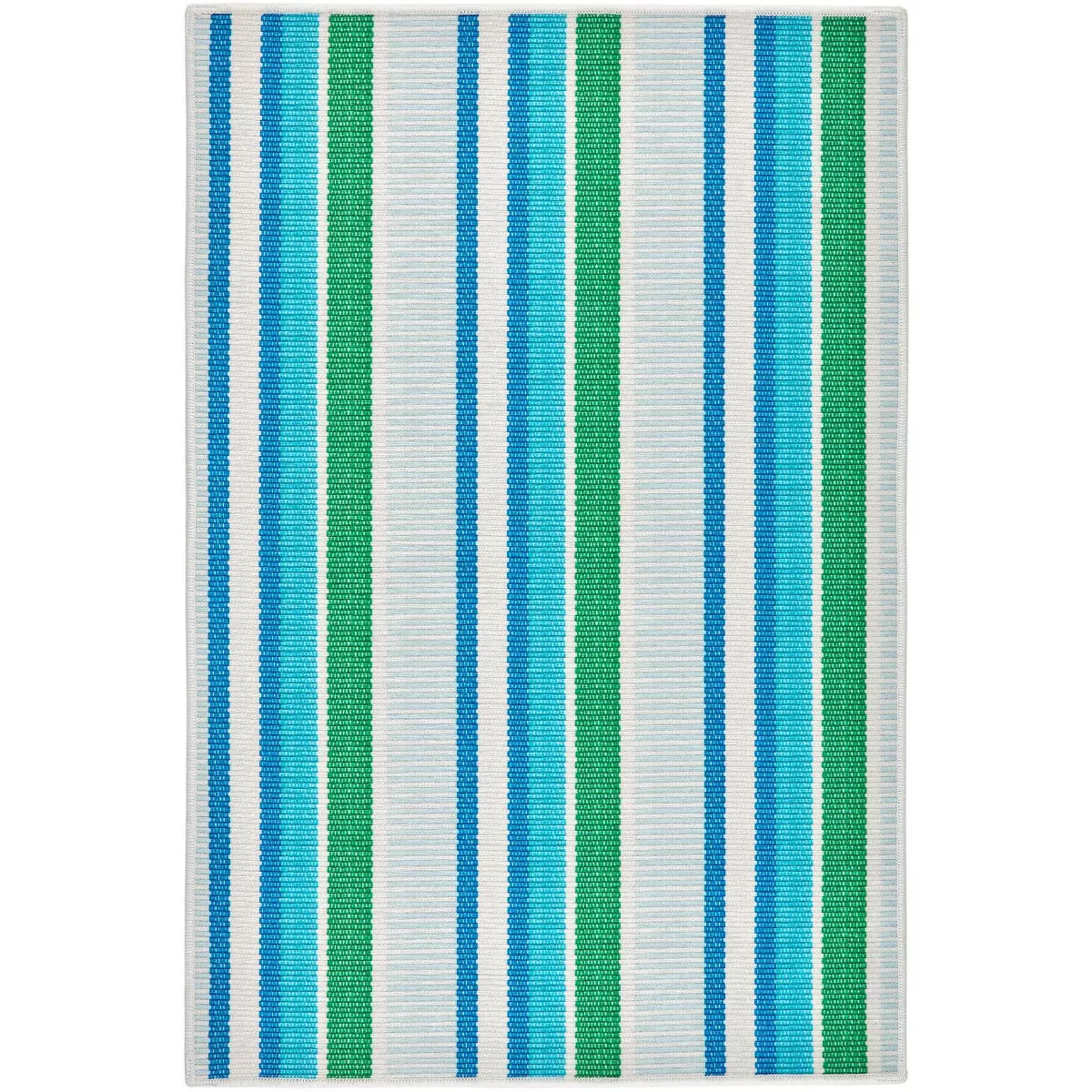 Annie Selke - Dash & Albert Always Greener Blue/Grey Machine Washable Rug | Target