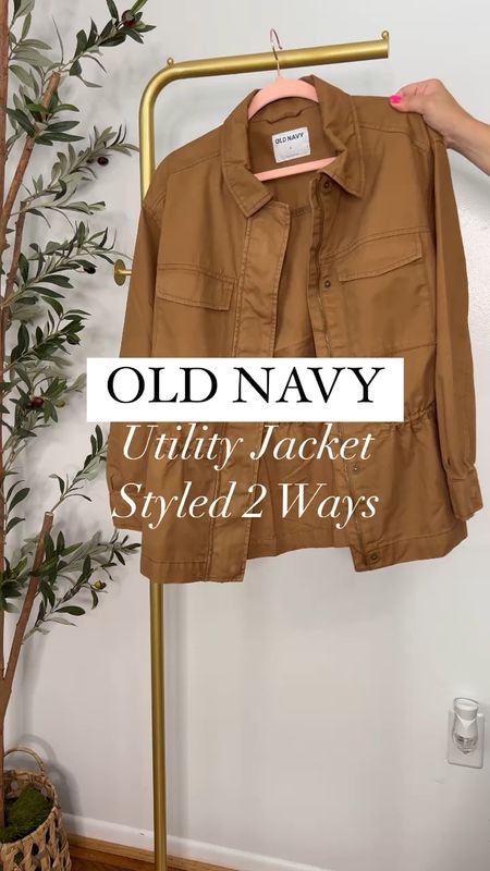 Old navy Jacket has extra 30% off at checkout, fall outfit, utility jacket fits tts 

#LTKFind #LTKshoecrush #LTKSeasonal