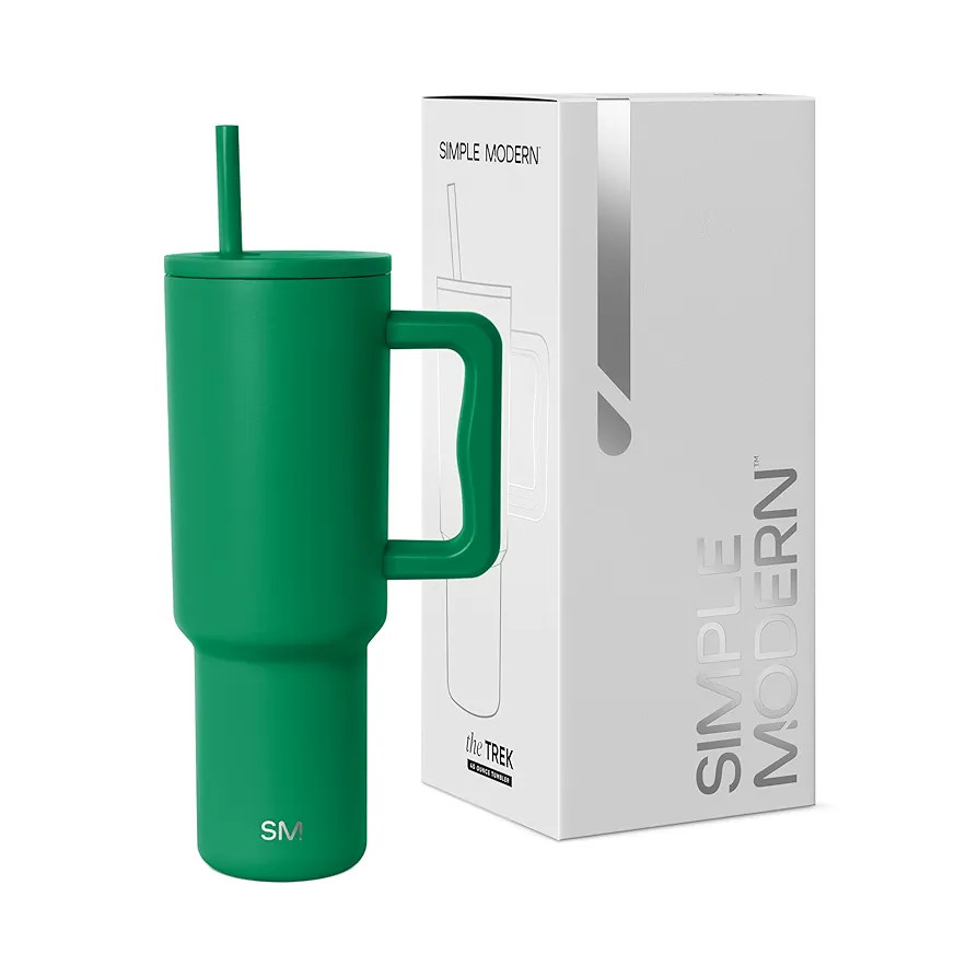 Simple Modern 40 oz Trek Tumbler with Handle and Straw Lid | Cup Holder Friendly Insulated Stainl... | Amazon (US)