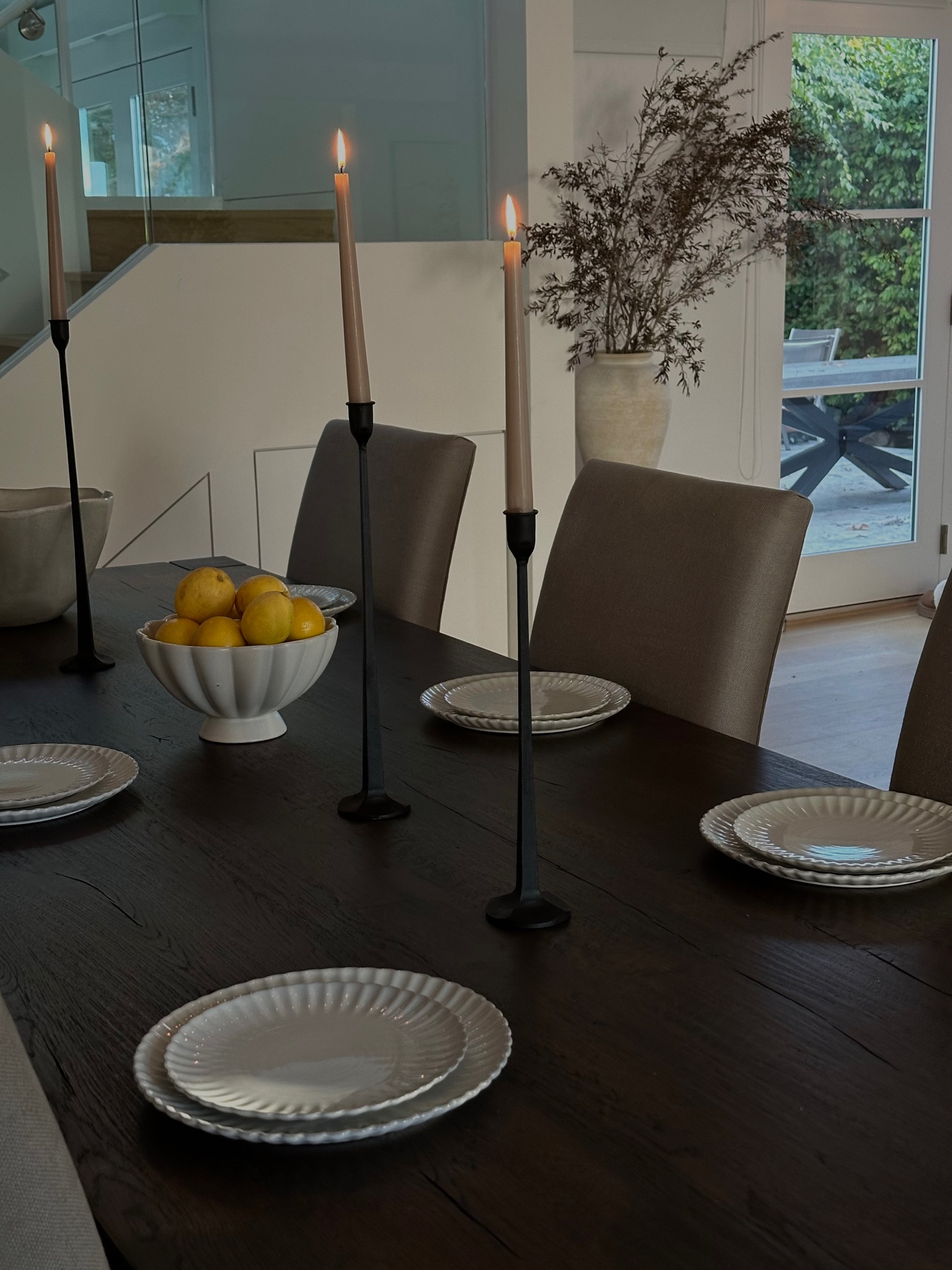 Dining room makeover! Love how this turned out with the cutest scalloped plates from target! 

#LTKHome #LTKFindsUnder50 #LTKFindsUnder100