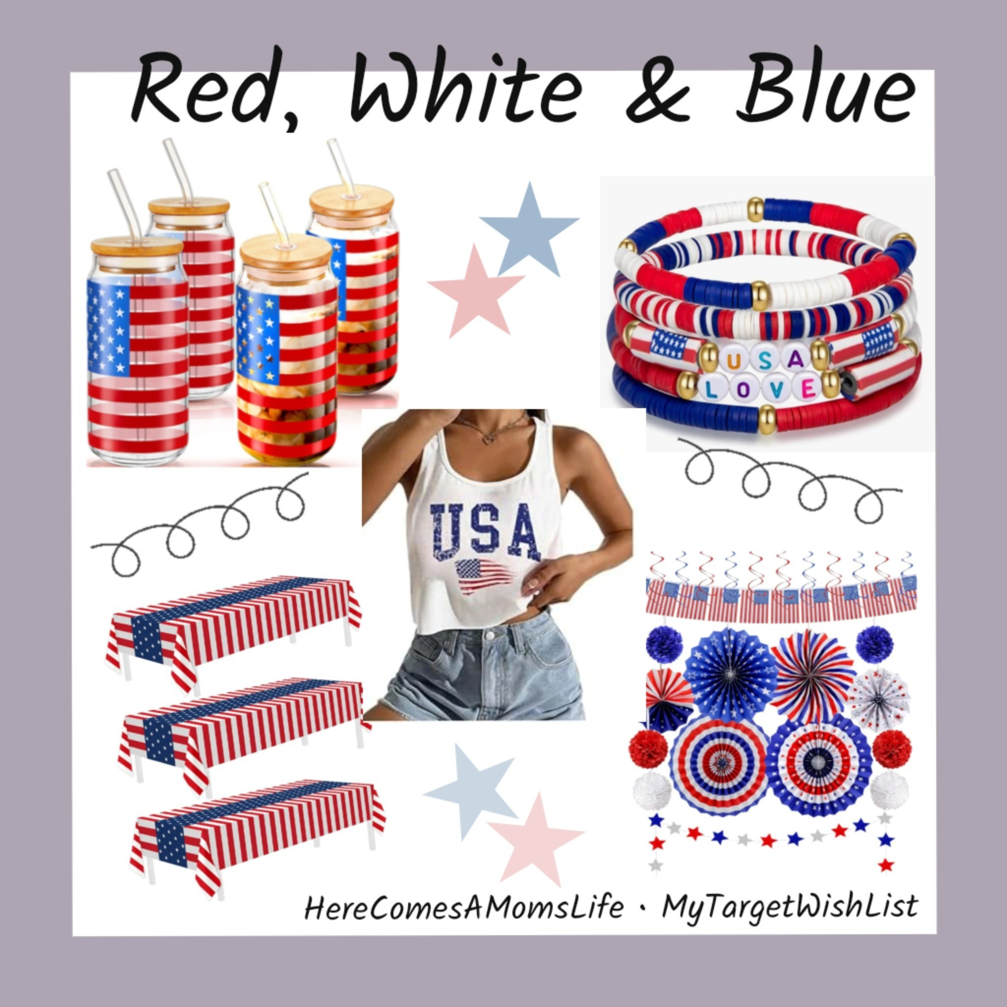 Get in that holiday spirit with some red white and blue accessories, outfits and decor. 4th of July ready. Labor day. Memorial day. USA

#LTKSeasonal #LTKStyleTip #LTKParties
