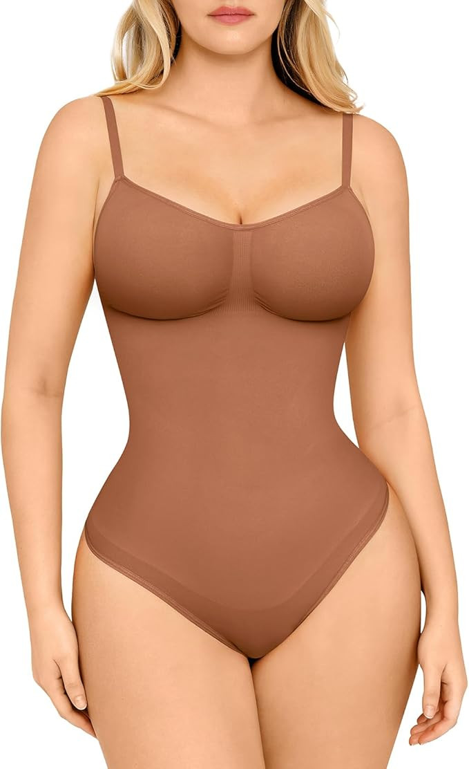 FeelinGirl Shapewear Bodysuit Tummy Control Faja for Women Seamless Sculpting Butt Lifter Body Sh... | Amazon (US)