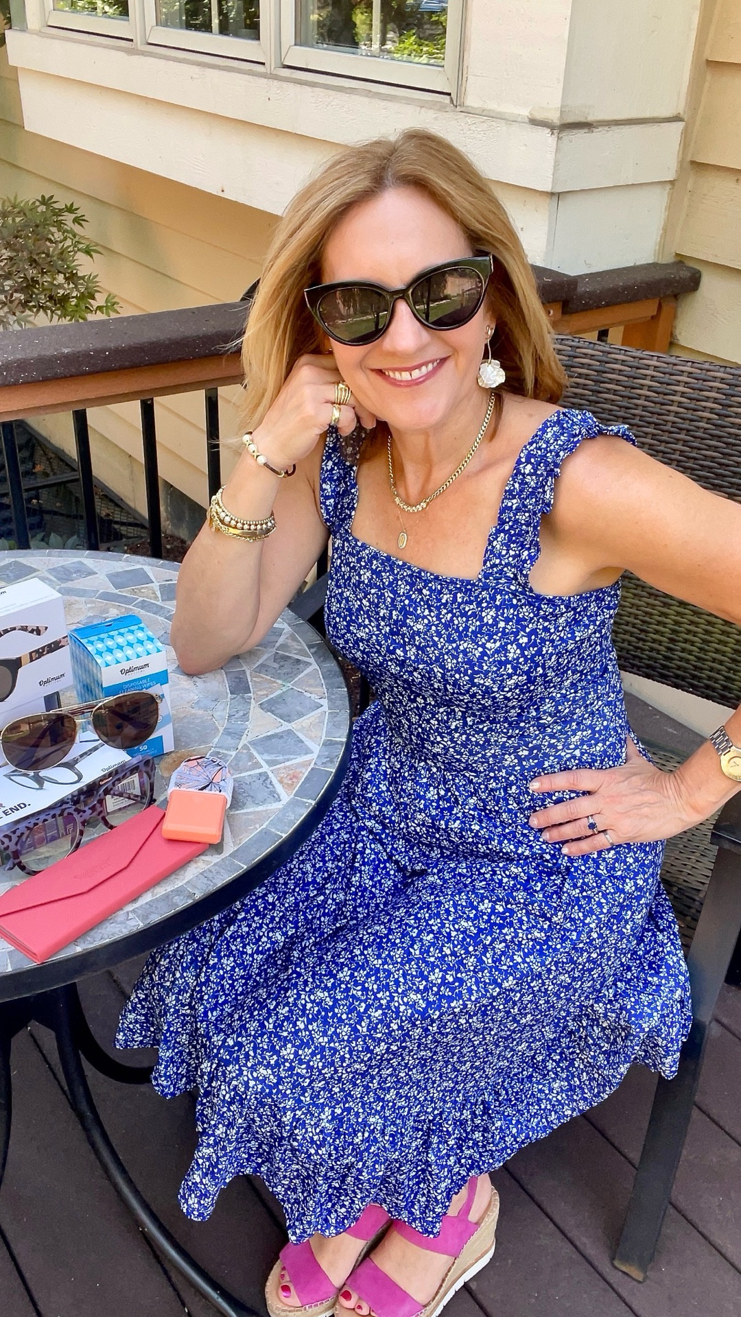 I’m so excited to bring these stylish and functional Optimum Optical frames on my Italian adventure! The On the Fly sunglasses are perfect for strolling the streets of Rome, the Portside Princess shades are made for Tuscan sunsets, and my Story of Your Life readers will be by my side for every charming café moment in Florence.  Which one of your fave?  #ad

#LTKFindsUnder50 #LTKOver40 #LTKStyleTip