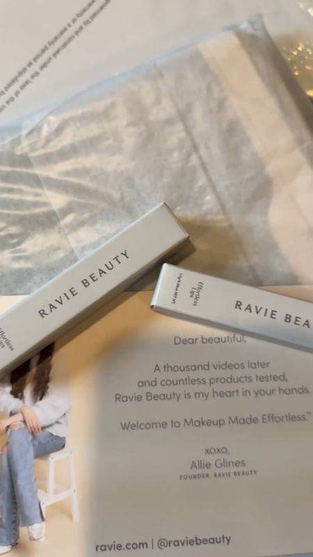 So so excited to try these lip colors from Ravie! More to come soon. #ad