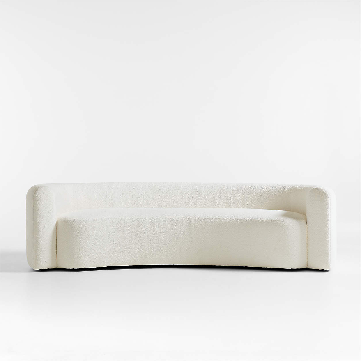Hugger Curved Boucle Grande Sofa by Leanne Ford + Reviews | Crate & Barrel | Crate & Barrel