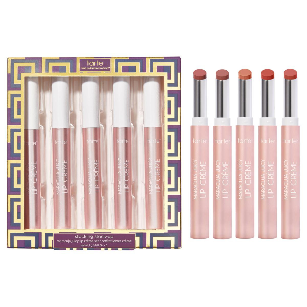 tarte 5-piece Maracuja Lip Creme Set | HSN