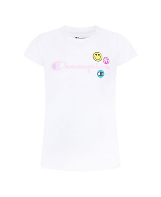 Champion Little Girls Smiley Face T-shirt & Reviews - Shirts & Tops - Kids - Macy's | Macys (US)