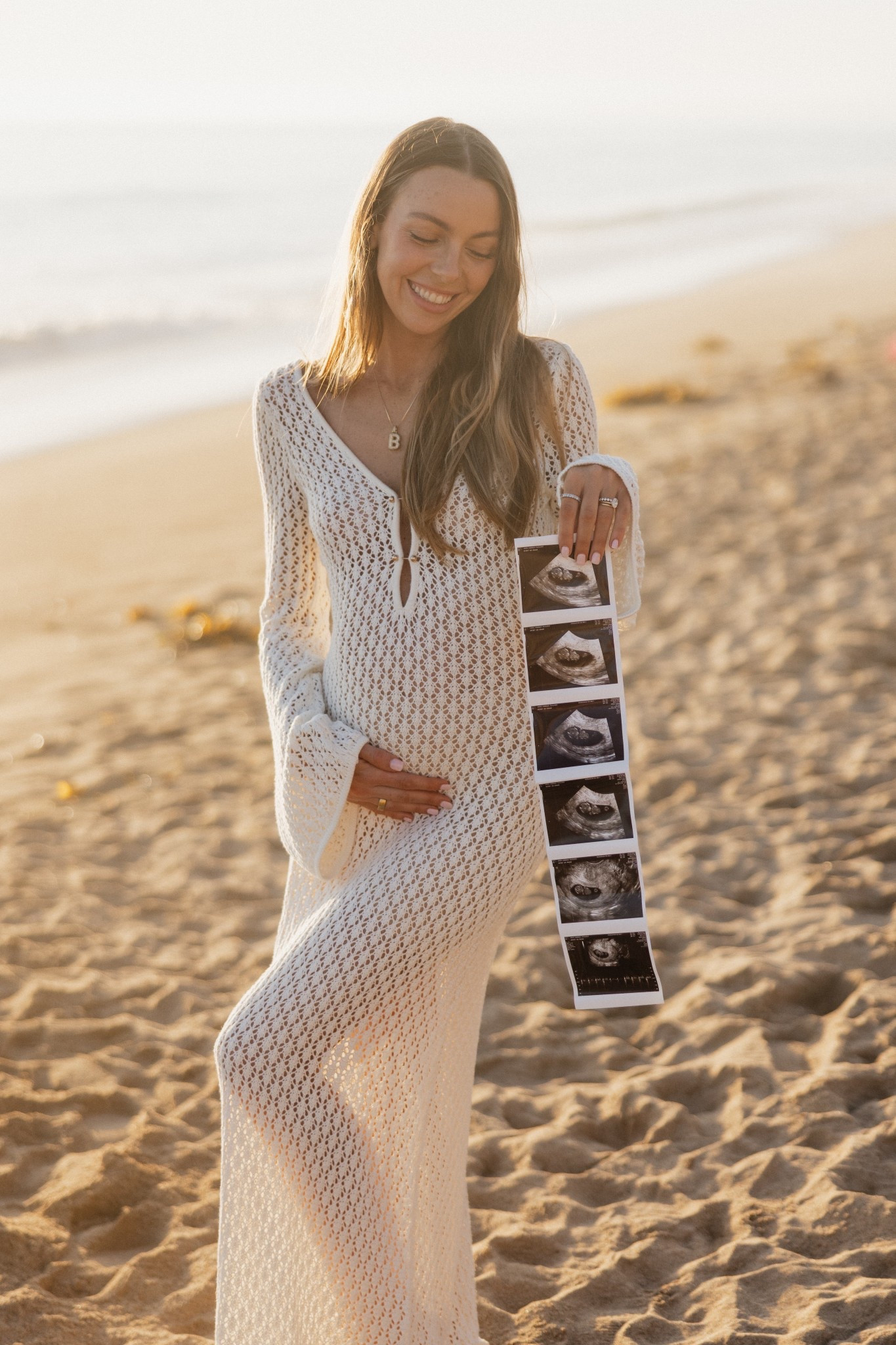 Pregnancy announcement photo dress!! Wearing a size small 