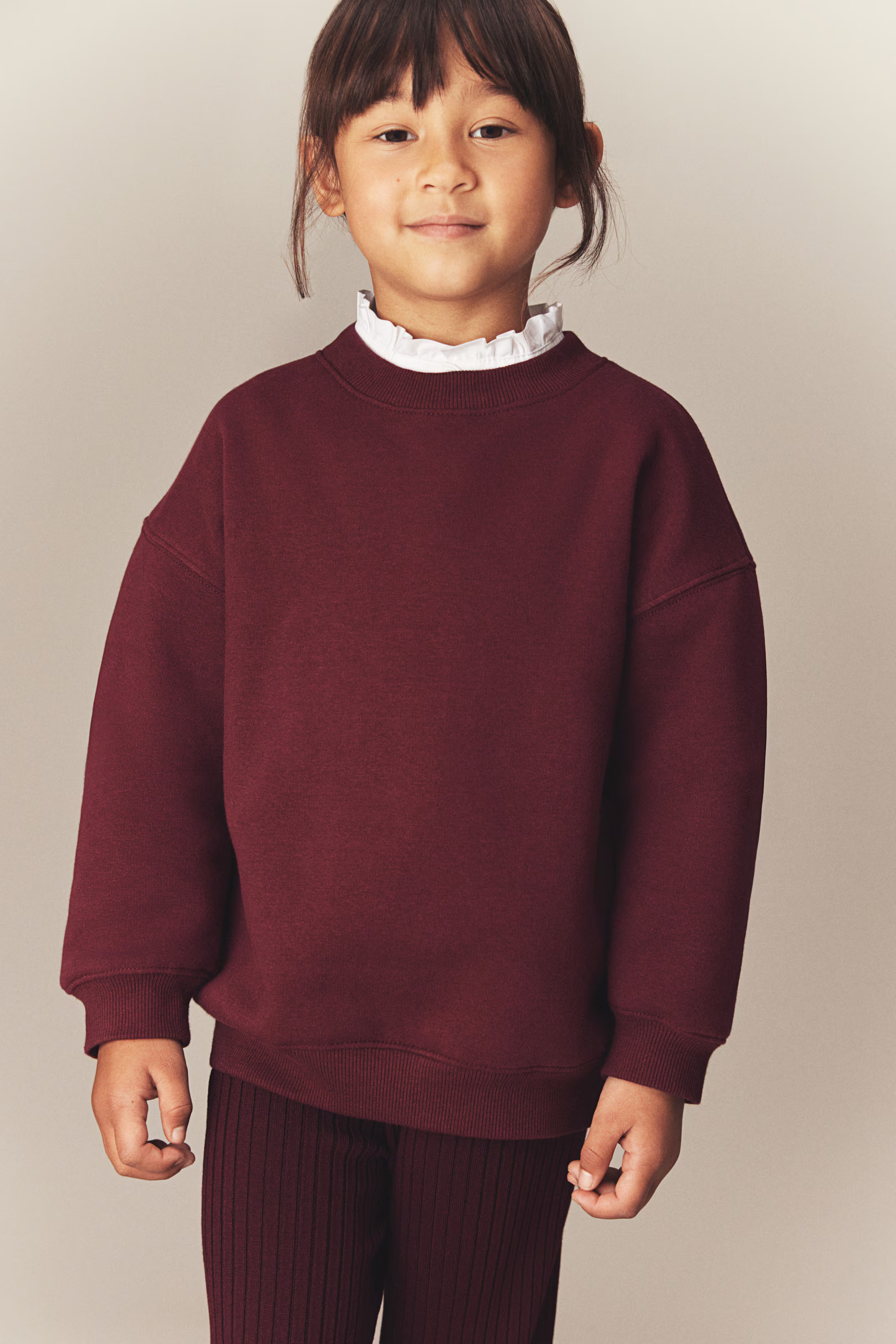 Sweatshirt - Burgundy - Kids | H&M US | H&M (US + CA)