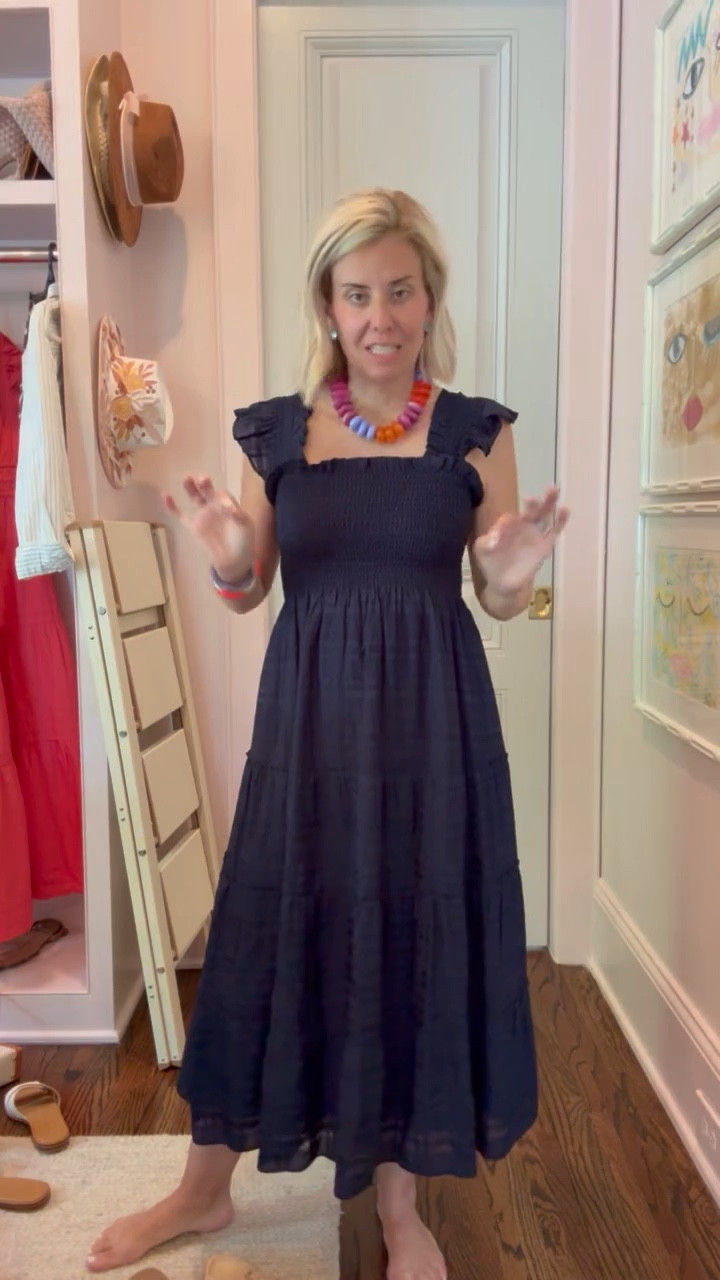 The Nap Dress has been a favorite of mine for years! It’s just such a classy and flattering look. I wear XS in this dress and 7/8 in sandals. 

*Use Catherine20 at A+B

#LTKstorytime #LTKOver40 #LTKmomlife