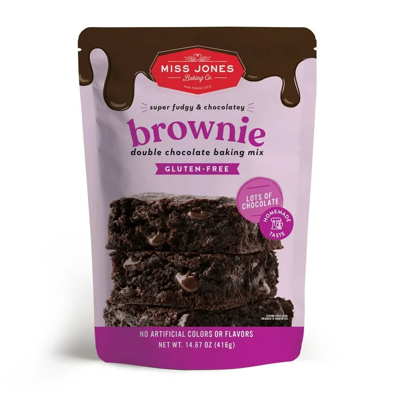 Miss Jones Baking Co. Gluten Free Double Chocolate Brownie Mix | Walmart (US)