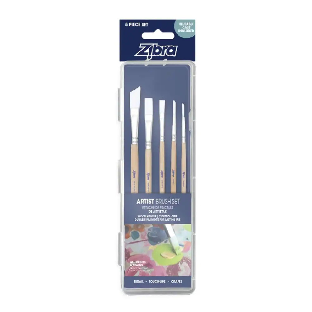 Zibra Small Multiple Sizes Reusable Assorted Specialty Craft Brush | SET5ARTS | Lowe's
