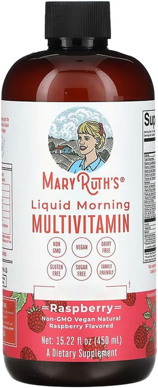 MARYRUTH'S Liquid Morning Multivitamin for Women, Men & Kids, 15 Servings | Amazon (US)