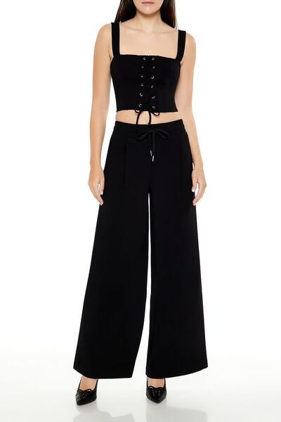 Drawstring Wide-Leg Pants | Forever 21