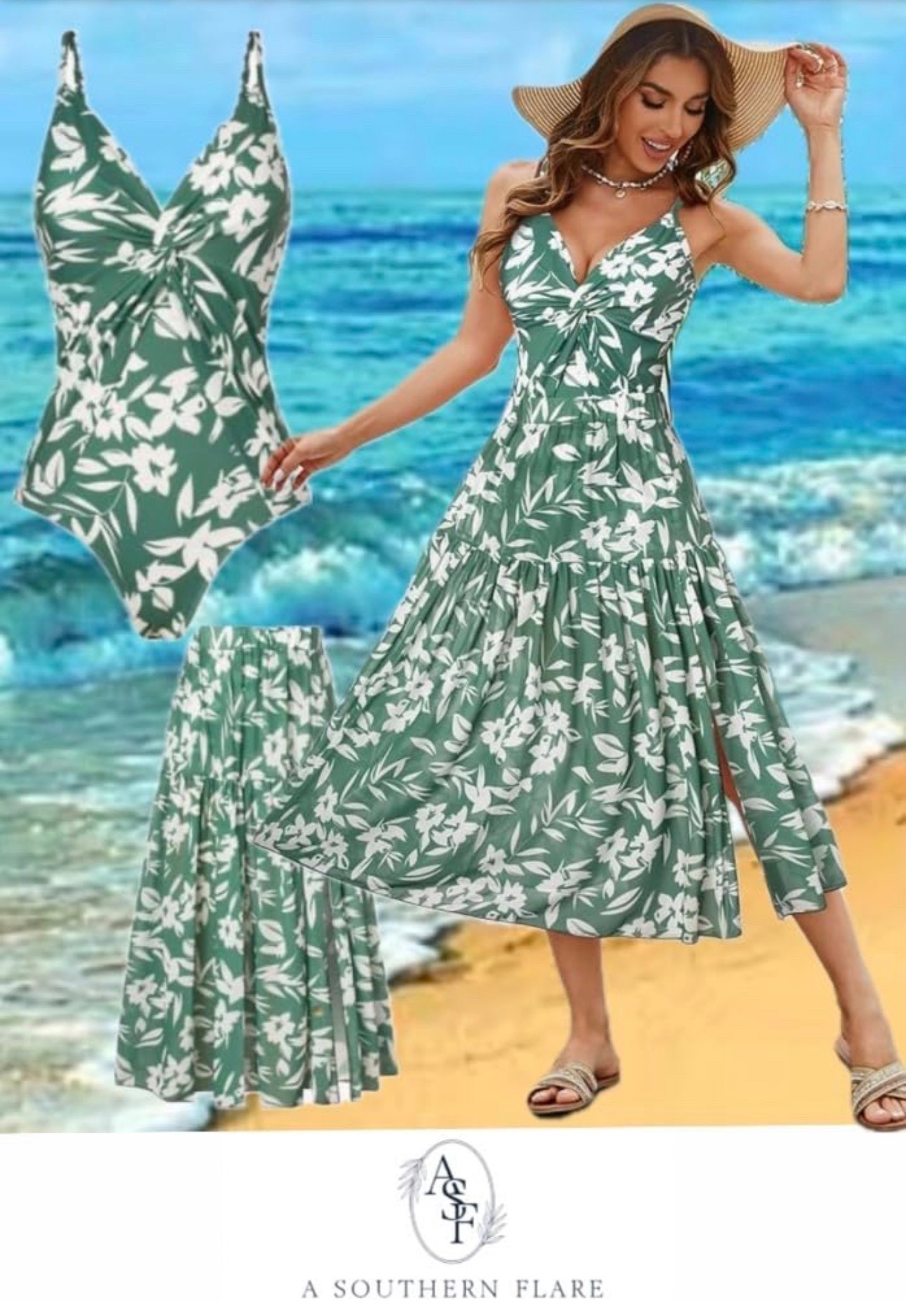 Stylish and comfortable swimwear for your summer adventures. Perfect for the beach or pool. #SummerSwimsuit #BeachReady

#LTKSwim #LTKTravel