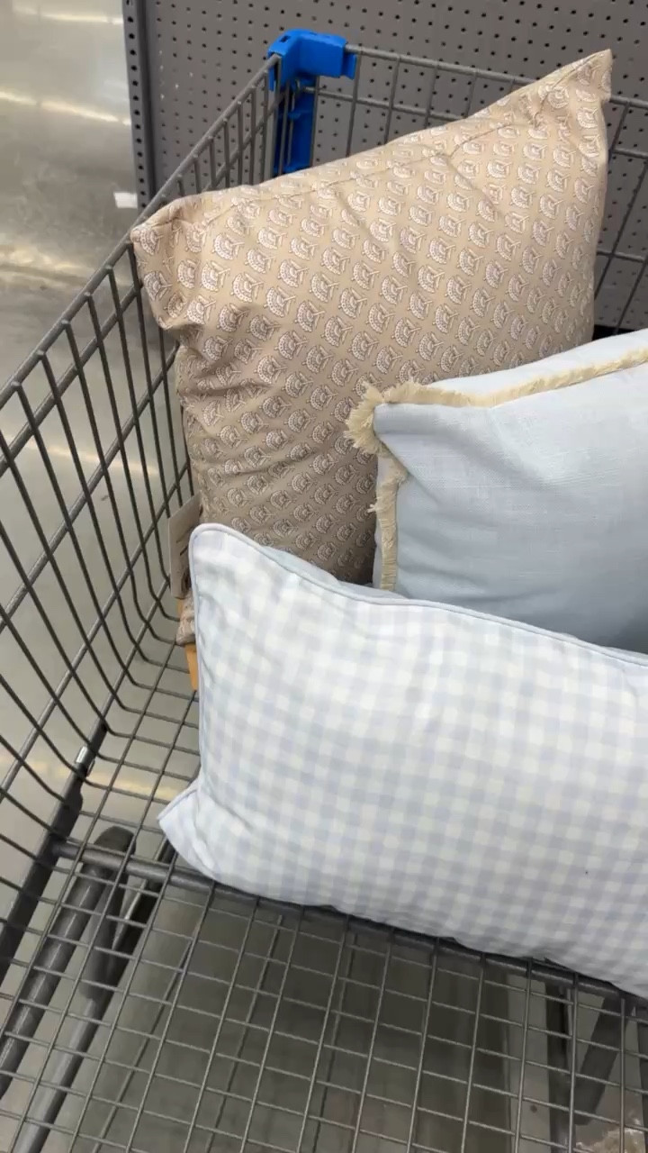 These outdoor Walmart My Texas Home pillows are so pretty for spring 💙 They are weather proof and treated with scotch guard too!

The light blue tones are soft, fresh, and perfect for brightening up your space for spring and Easter. They instantly make a room feel lighter and more seasonal without having to completely redecorate.

I love mixing these with neutrals or layering them with other pastel accents for an easy spring refresh. The quality is so good for the price and they look way more expensive than they are. Porch furniture patio furniture patio cushions 

#LTKHome #LTKSeasonal