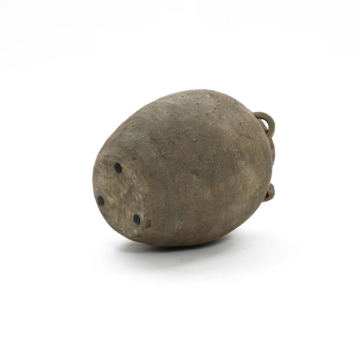 Rustic Brown Terracotta Round 15.4-Inch Tall Vase | Wayfair North America