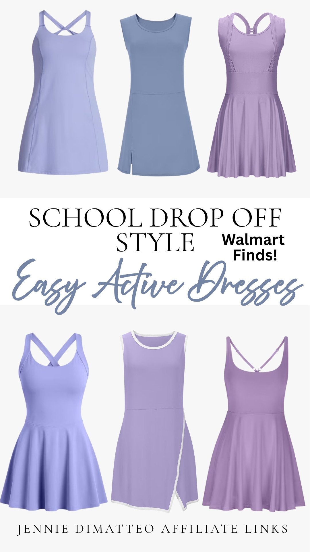 School drop-off but make it easy 💜 These active dresses are perfect for throwing on with sneakers and heading out the door! Linking some cute Walmart finds that are comfy, flattering & perfect for the warmer fall days ✨

#WalmartFinds #SchoolDropOffStyle #MomStyle #ActiveDress #Athleisure #CasualMomStyle #LTKFinds #LTKStyle 

 #LTKxWalmart #LTKootd #LTKmomlife
