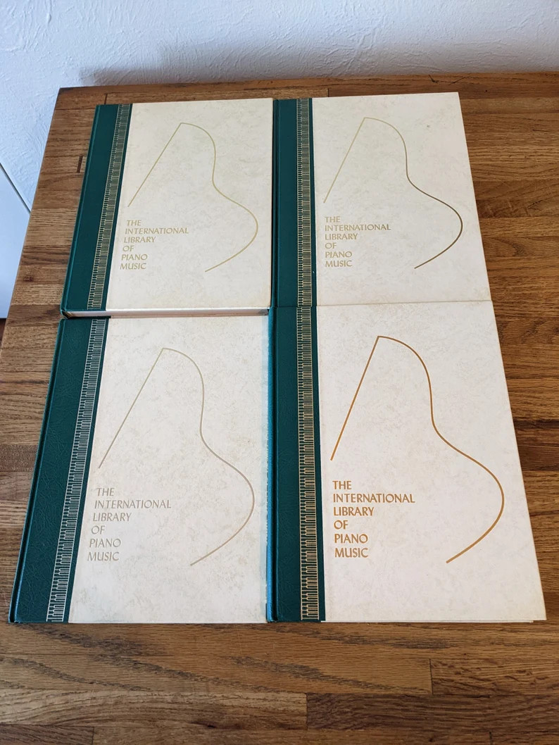 The International Library of Piano Music Vols 1, 9, 10, 15 Hardcover | Etsy (US)