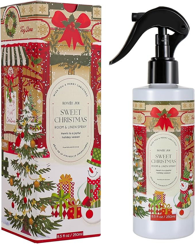 Romiie Zoi Christmas Linen & Room Air Freshener Spray Room Mist- Sweet Christmas - Infused with S... | Amazon (US)