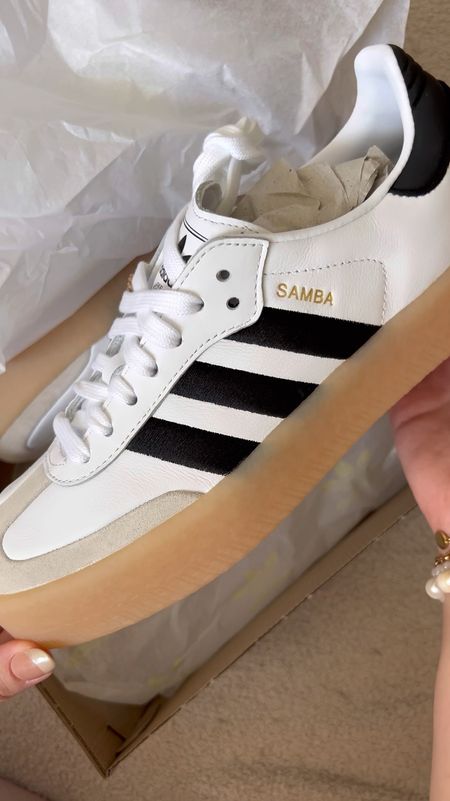 Adidas Samba sneakers - so comfy and on trend for spring! I’m usually a 9.5 and the 9 fits perfectly. Wide foot friendly!!

White & black sambas, classic sambas


#LTKSeasonal #LTKstyletip #LTKshoecrush