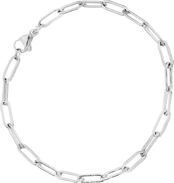 Sterling Silver Paperclip Bracelet | Nordstrom