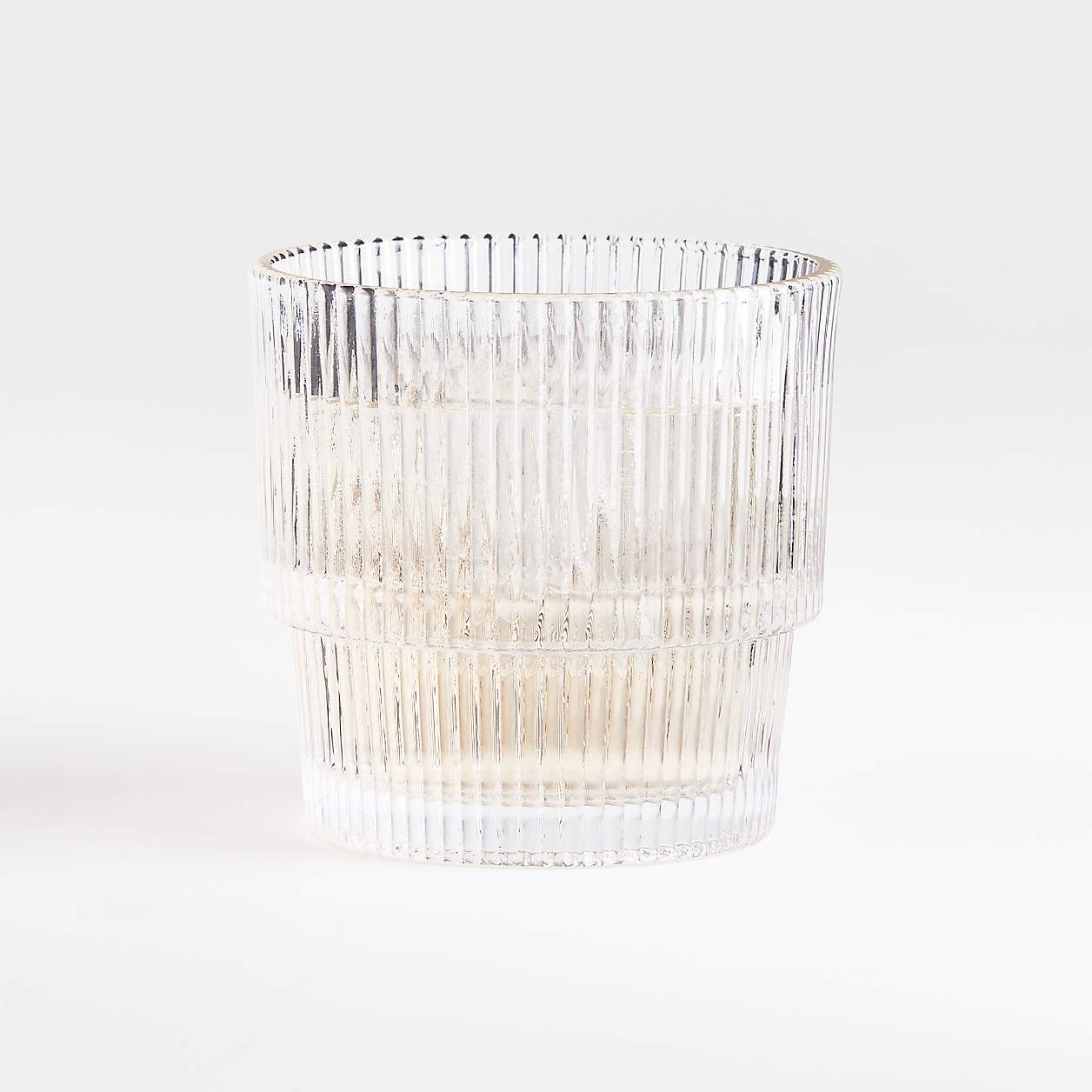 Atwell Ribbed Drink Glasses | Crate and Barrel | Crate & Barrel