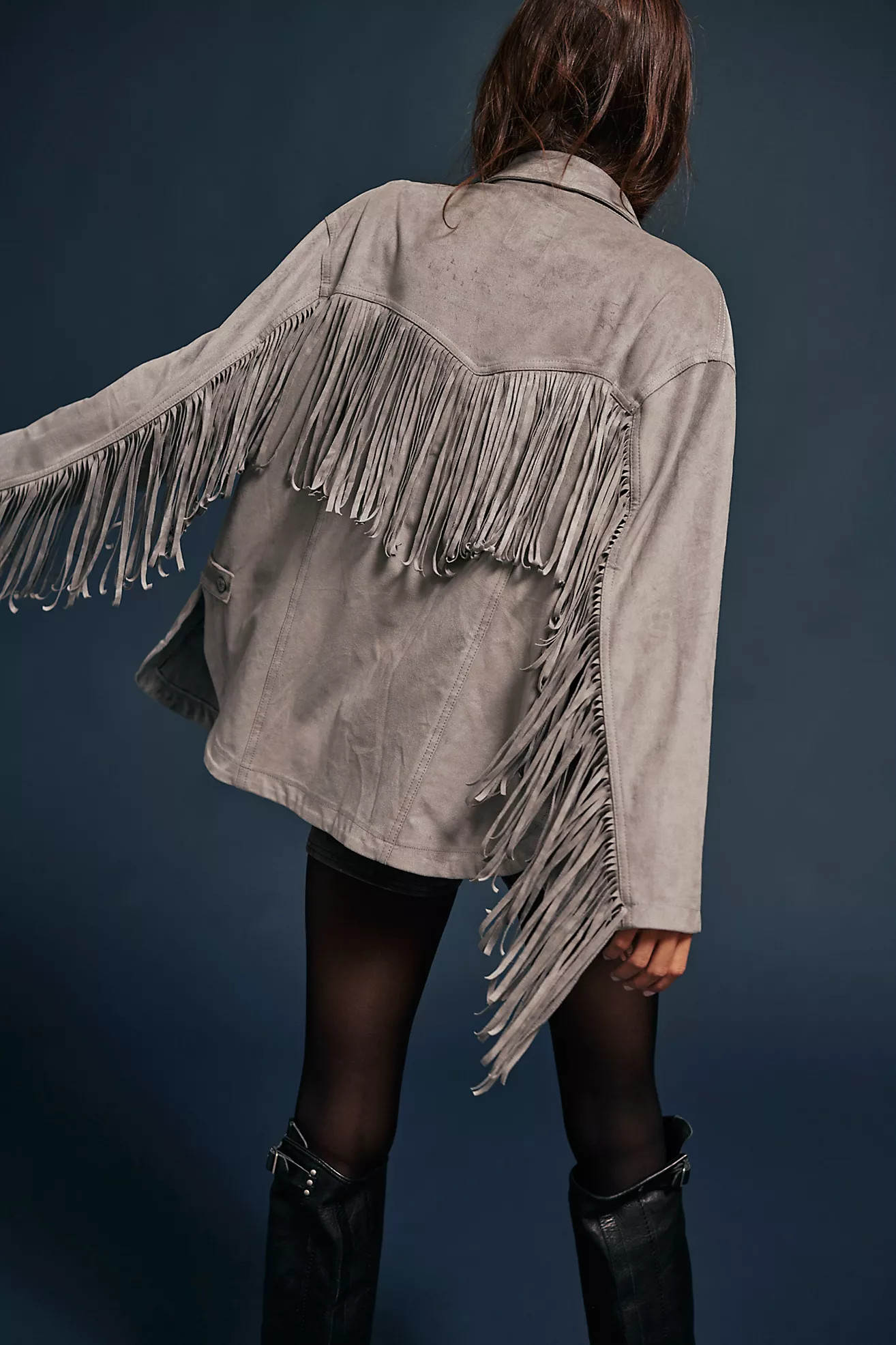 Fringe Out Vegan Suede Jacket | Free People (Global - UK&FR Excluded)