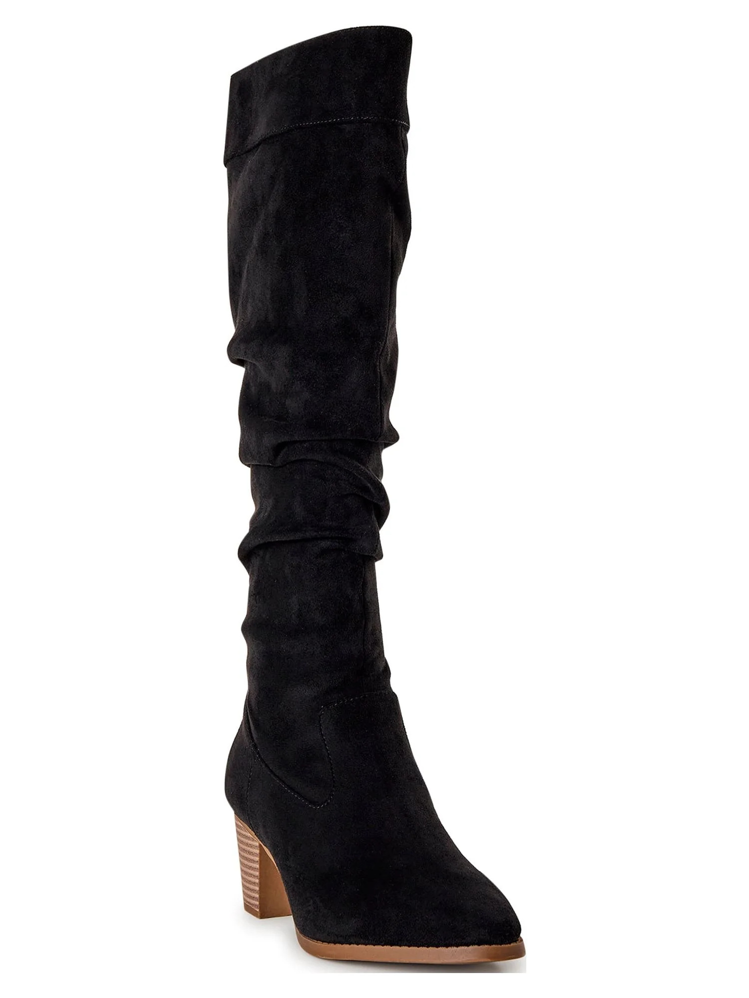 Time and Tru Women's Tall Slouch Boots | Walmart (US)