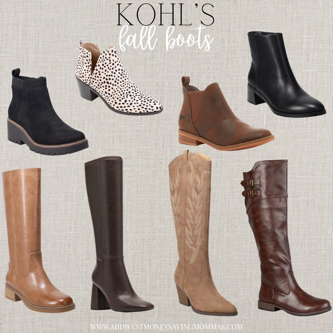 Fall boots from Kohl’s 

Fall outfit  fall fashion  booties  fall boots  western boots 

#LTKStyleTip #LTKFindsUnder100 #LTKShoeCrush