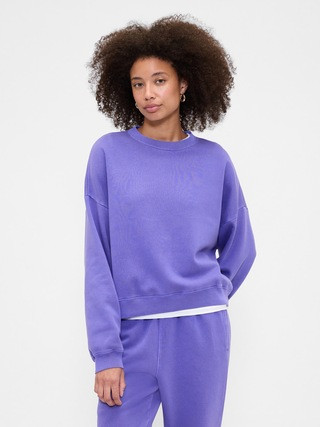 Relaxed Wedge Crewneck Sweatshirt | Gap Factory