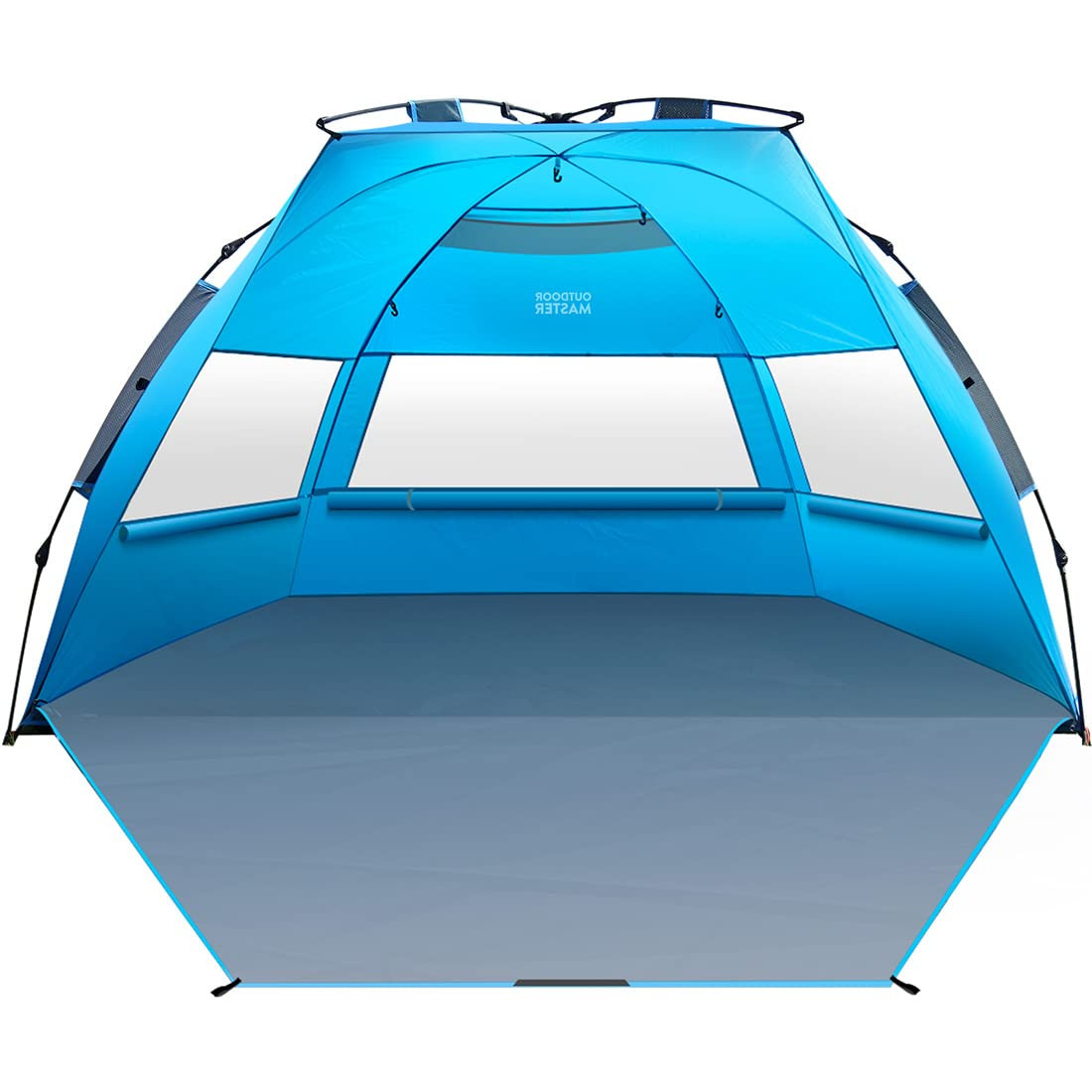 OutdoorMaster Pop Up Beach Tent for 4 Person - Easy Setup and Portable Beach Shade Sun Shelter Ca... | Amazon (US)