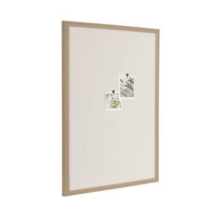 Kate and Laurel Oakhurst 24 in. W x 36 in. H Pinboard, Natural with Linen Fabric Surface 225683 -... | The Home Depot