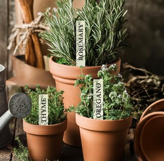Markers For Herb Box Garden Stake Select Your Herb Label Like Basil, Chives, Cilantro, Parsley, Thyme, Oregano... 1X7 | ... 1x7 In | Michaels Stores