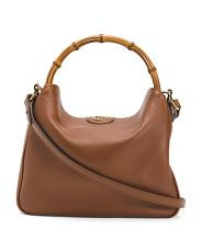Made In Italy Leather Diana Medium Shoulder Bag With Handle | TJ Maxx
