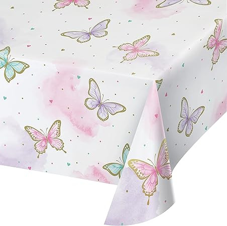 Golden Butterfly Paper Tablecloth, 1 ct | Amazon (US)