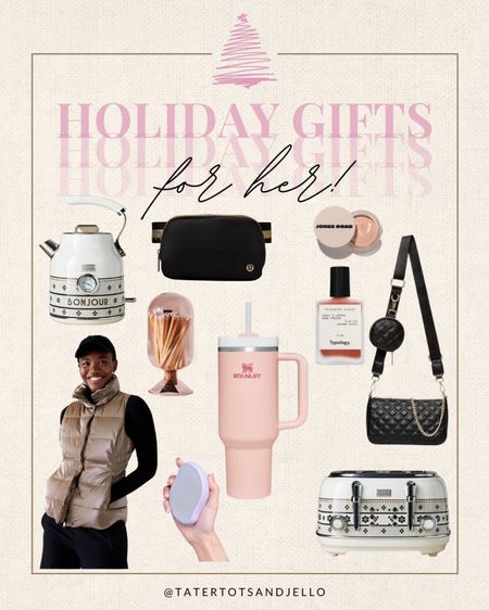 Holiday gift guide for her! Discover the perfect holiday gifts for her, ranging from stylish accessories, and beauty essentials to innovative items that promise to elevate her daily routine. 

#LTKGiftGuide #LTKSeasonal #LTKHoliday