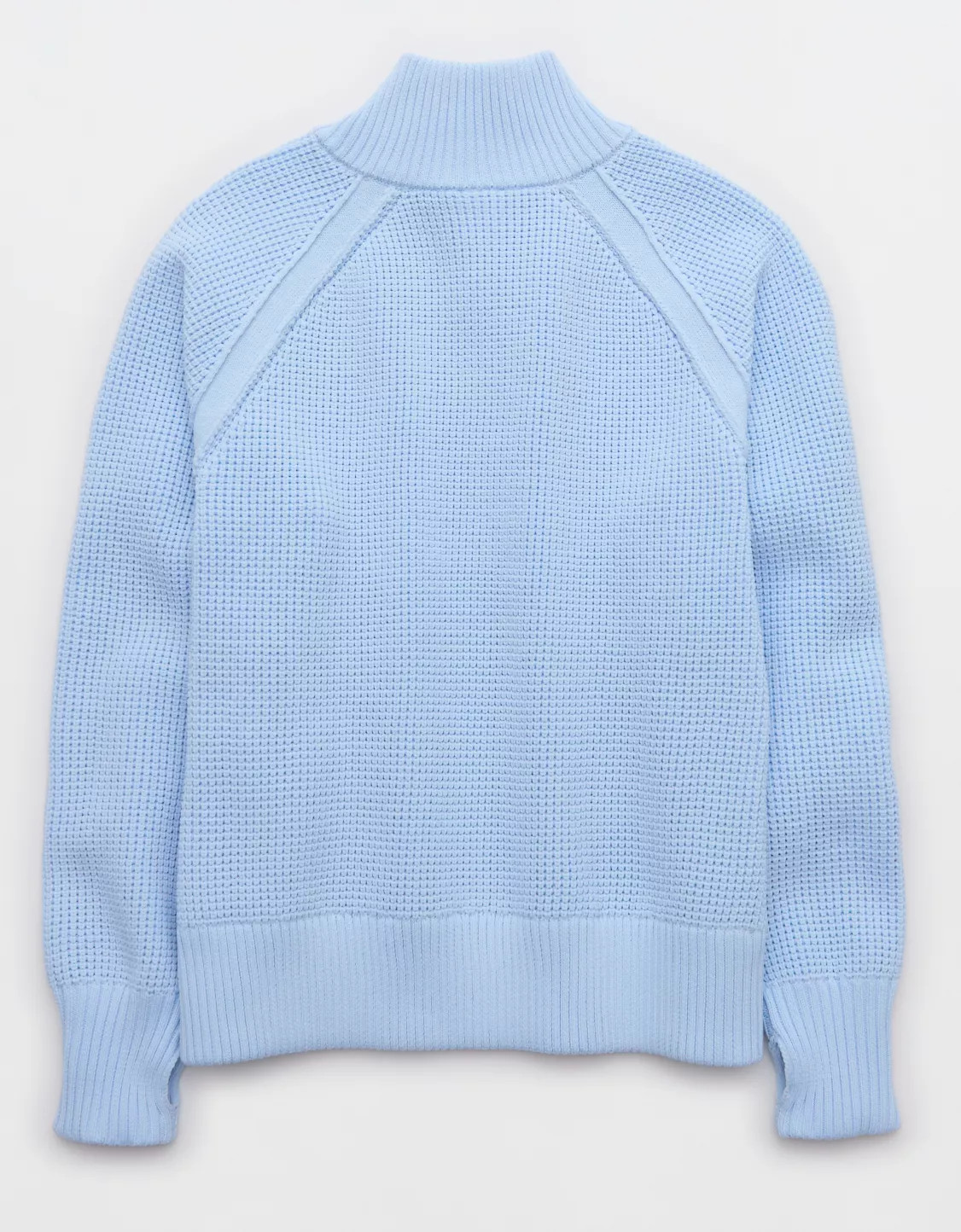 OFFLINE By Aerie Cool Down Quarter Zip Waffle Sweater | Aerie