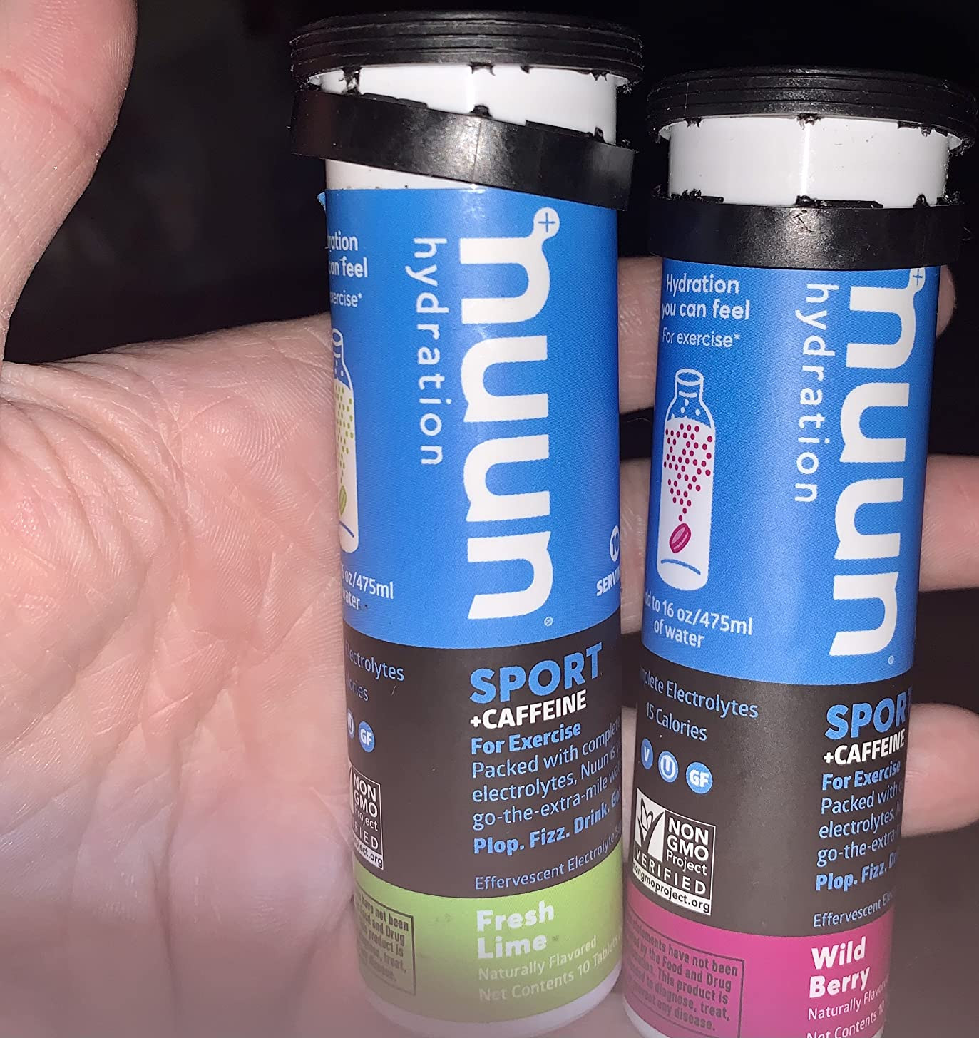 Nuun Sport + Caffeine: Electrolyte Tablets, Fresh Lime, 1 Tube (10 servings) | Amazon (US)