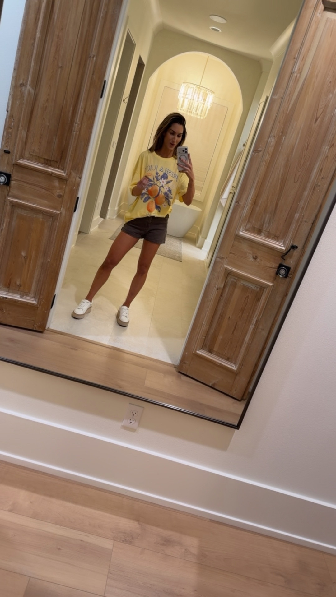 New graphic tee from Walmart! Wearing a size medium in top! #walmartpartner 

#LTKootd