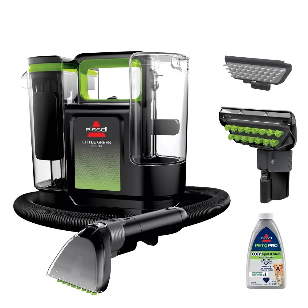 Bissell Little Green Max Pet Portable Carpet Cleaner - Black | REBEL (formerly Rebelstork)