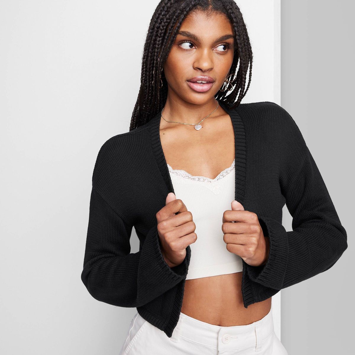 Women's Cropped Cardigan - Wild Fable™ | Target