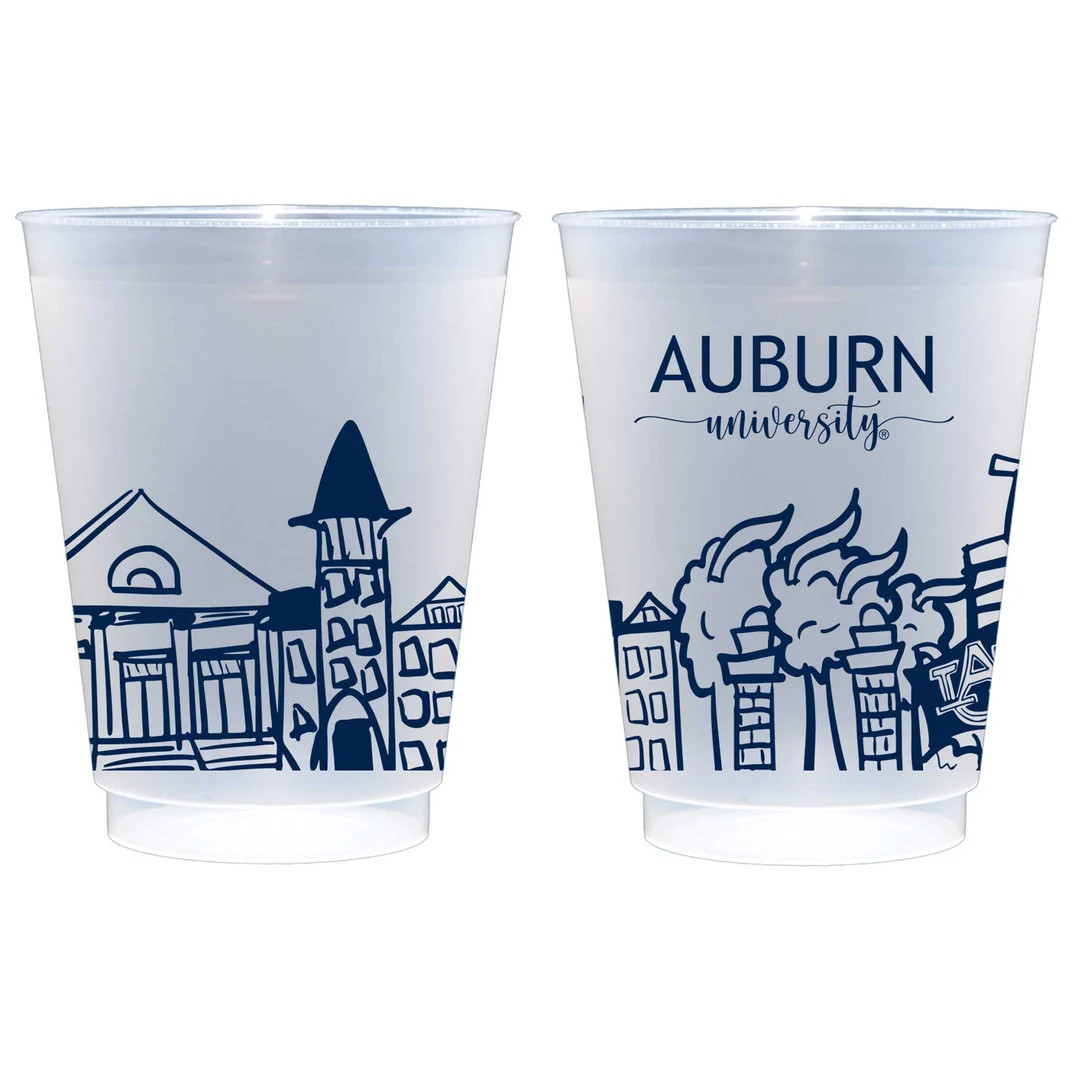 Auburn University Campus Landmarks Frosted Roadie Cup 10 Pack - Etsy | Etsy (US)